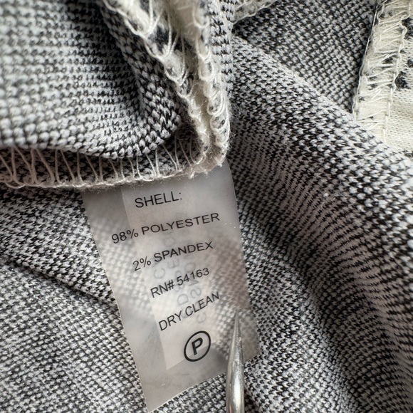 Calvin Klein Floral Knit Jacquard Sheath Dress-Gray-‎ size12 - Picture 9 of 10